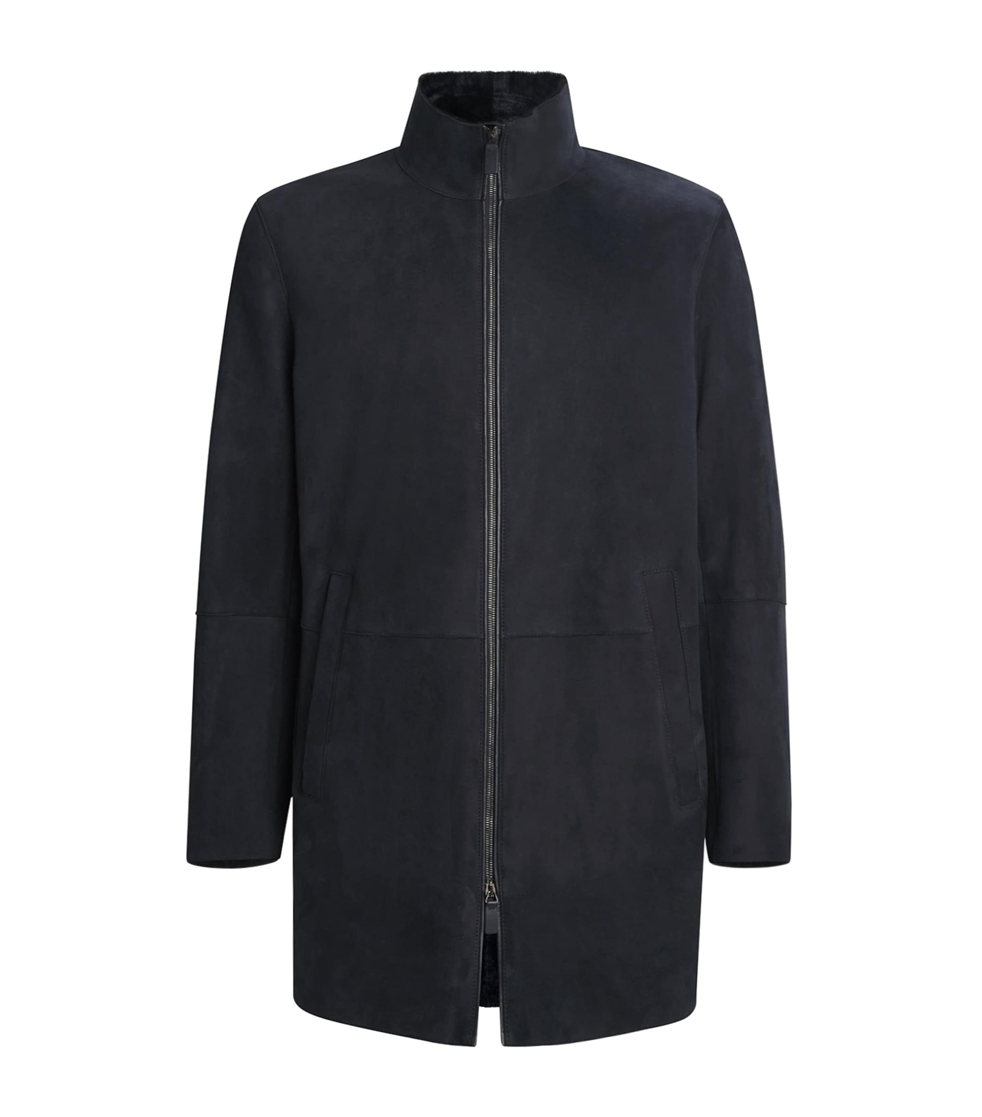 Blue Sheepskin Coat