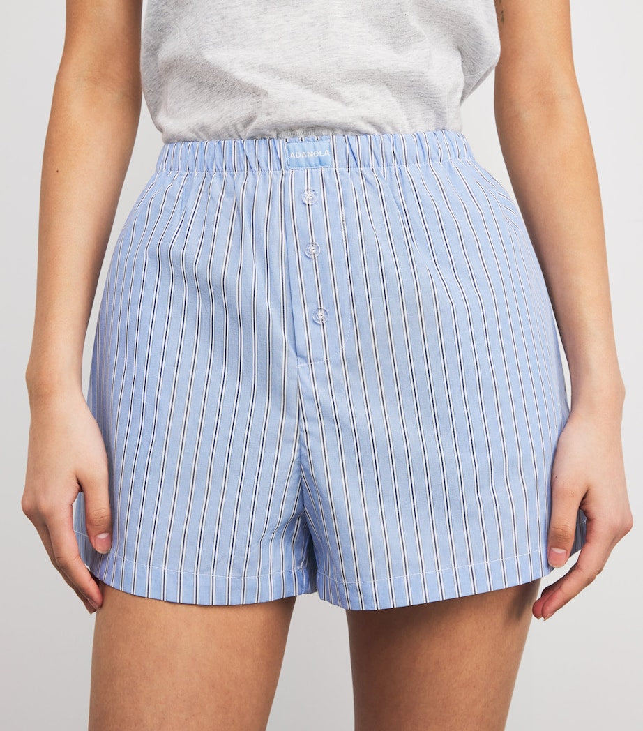 Adanola Multi Cotton Stripe Boxer Shorts