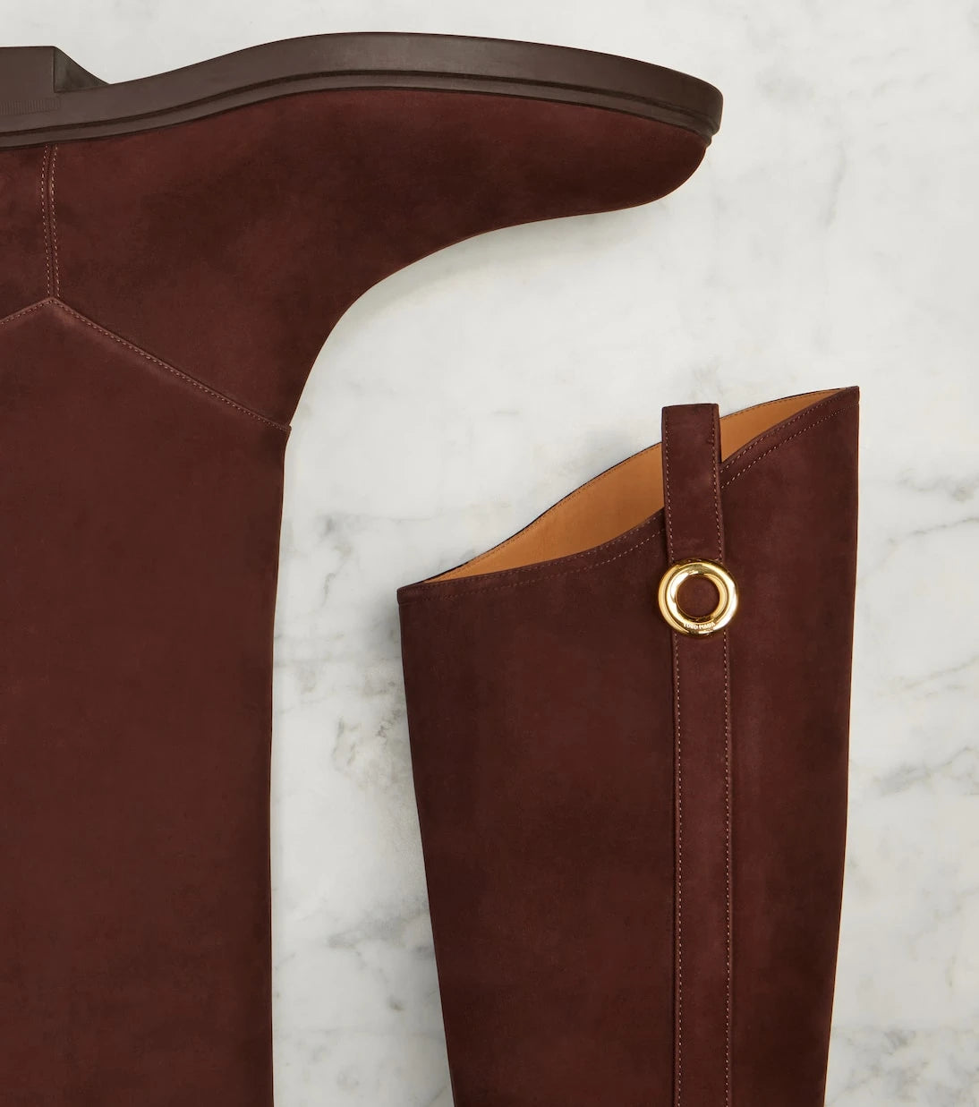 Loro Piana - Kilda suede knee-high boots