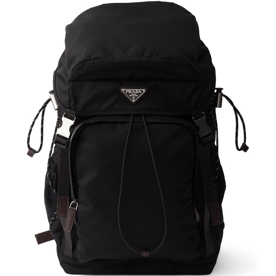 Prada Re-Nylon and Leather Backpack