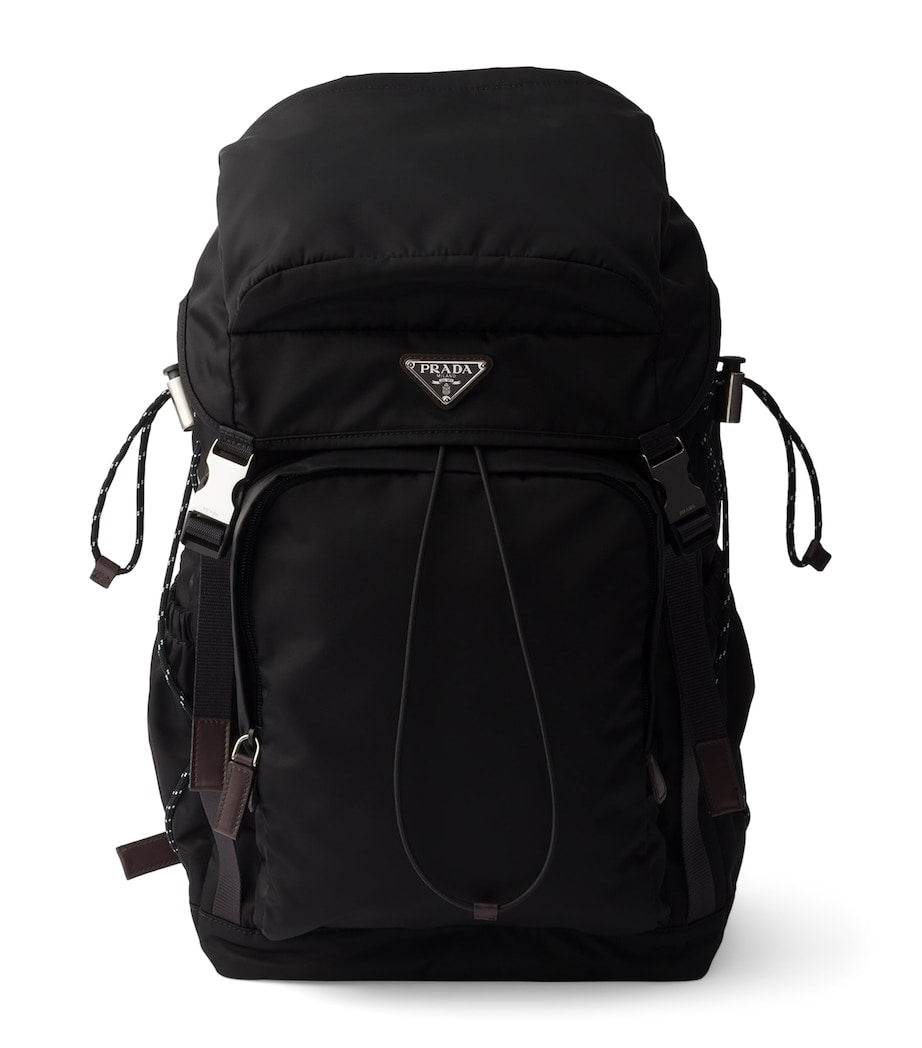 Prada Re-Nylon and Leather Backpack