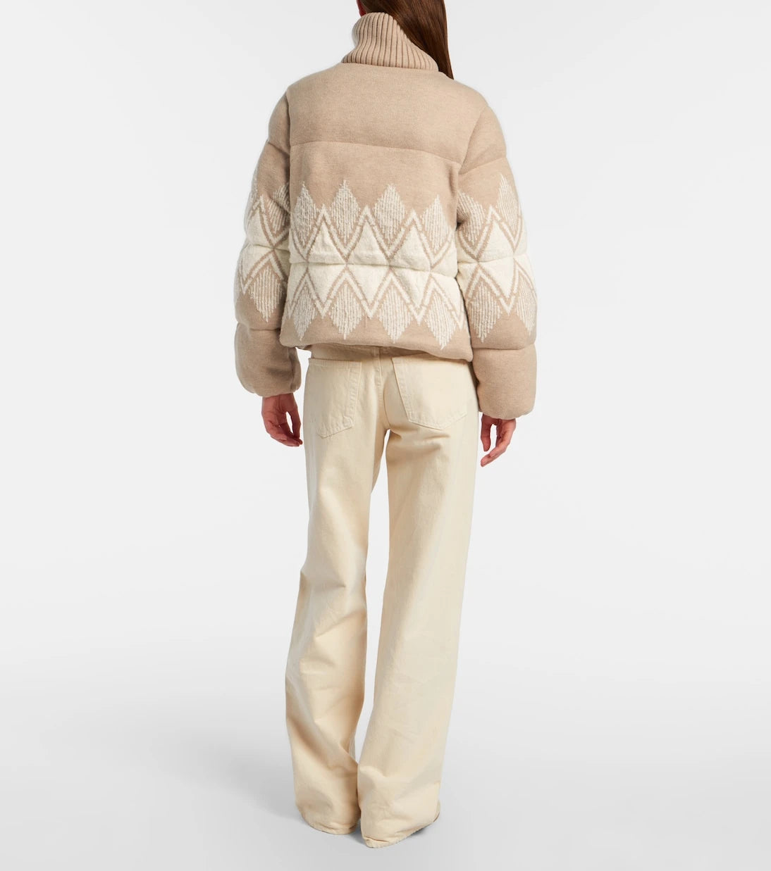 Varley - Belinda knitted puffer jacket