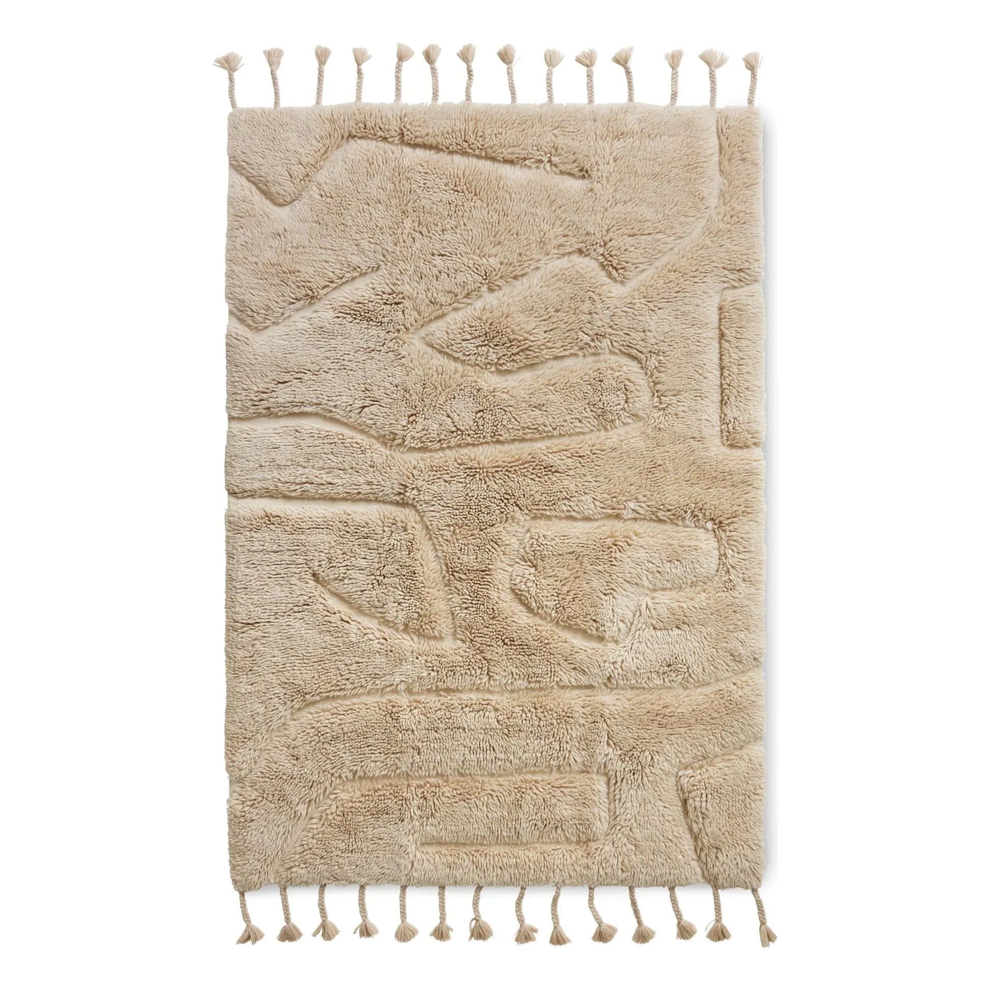 HKliving - Limitless wool carpet | Cream