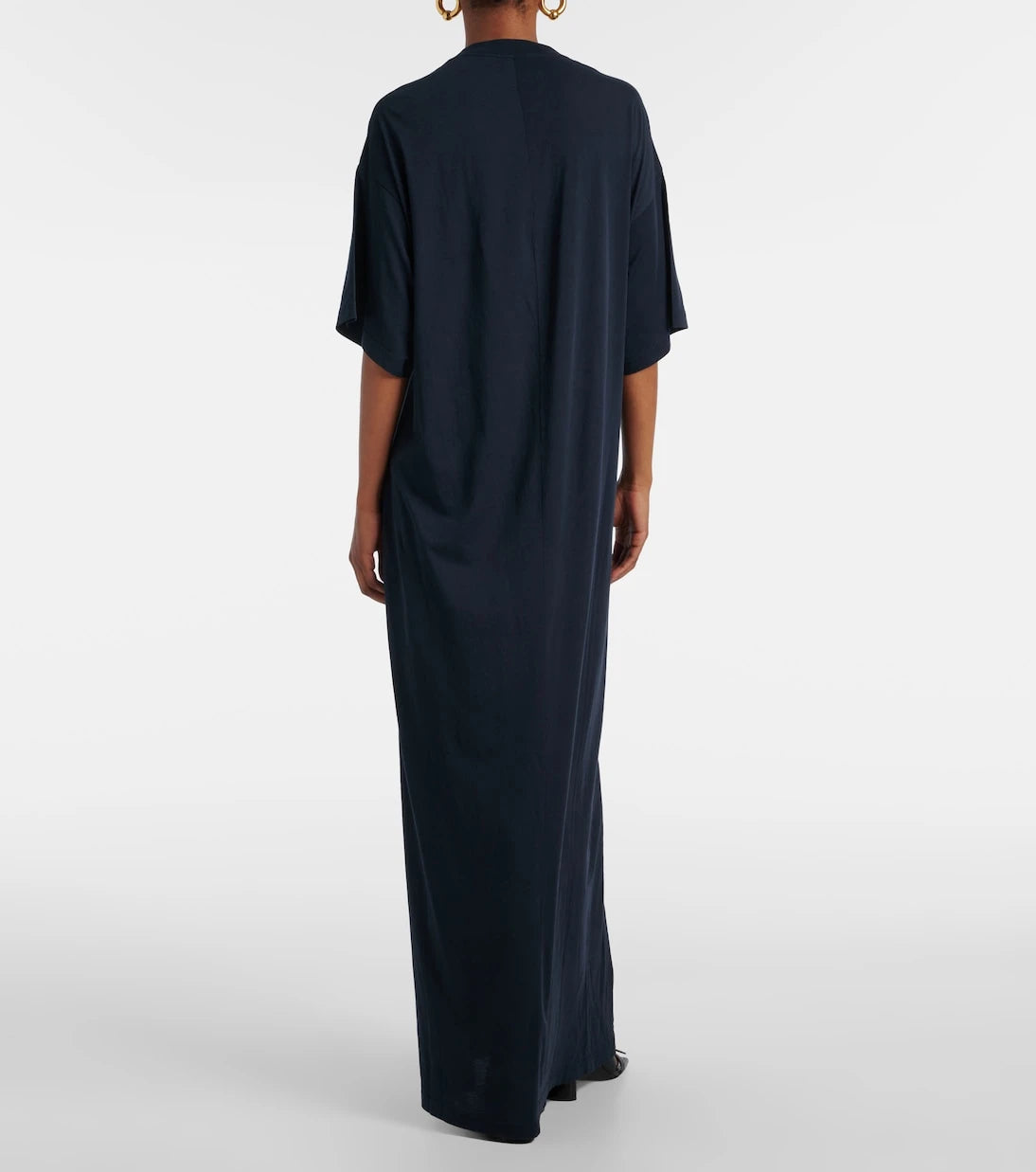 Balenciaga - Cocoon cotton jersey maxi dress