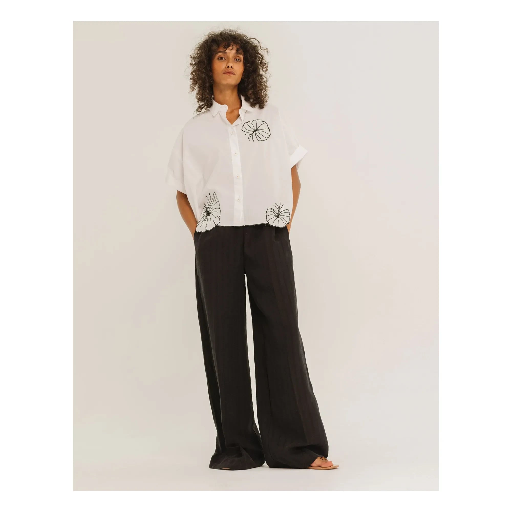 Tinsels - Enza shirt | White