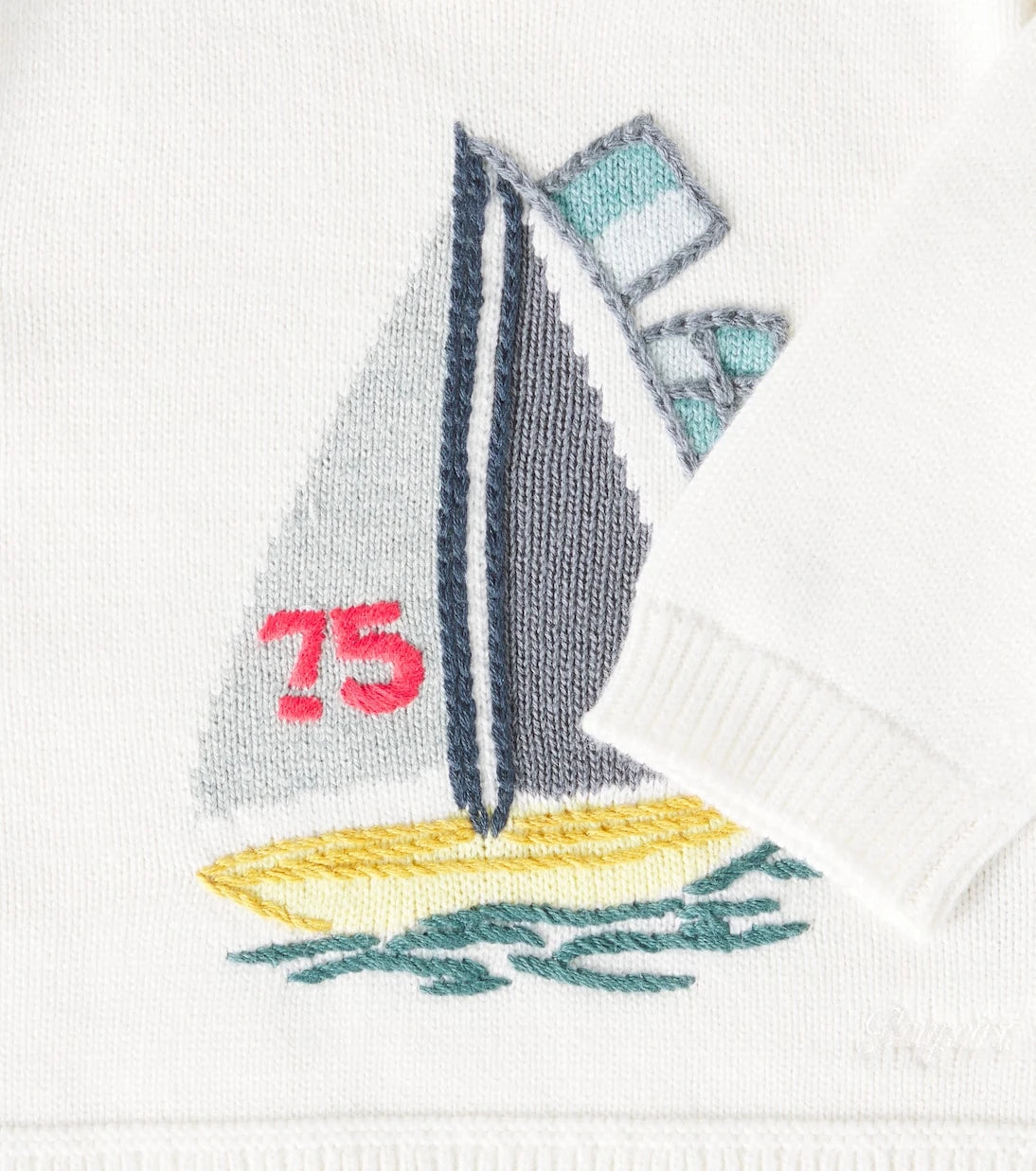 Bonpoint - Baby Almire cotton and cashmere sweater