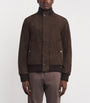 Aqualeather Suede Bomber Jacket