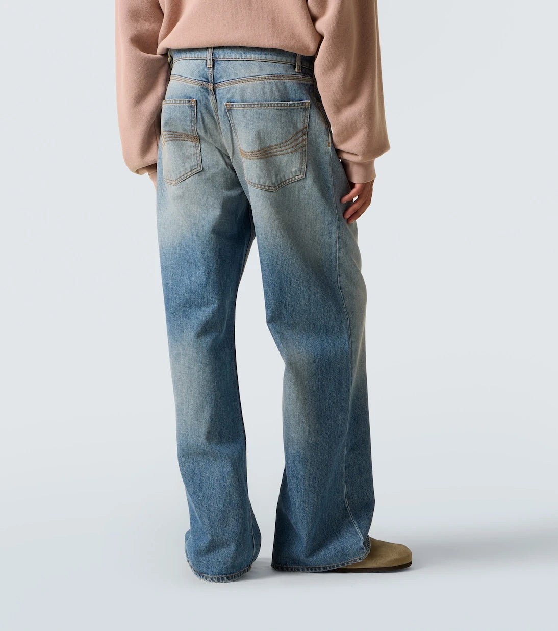 ERL - Mid-rise straight jeans