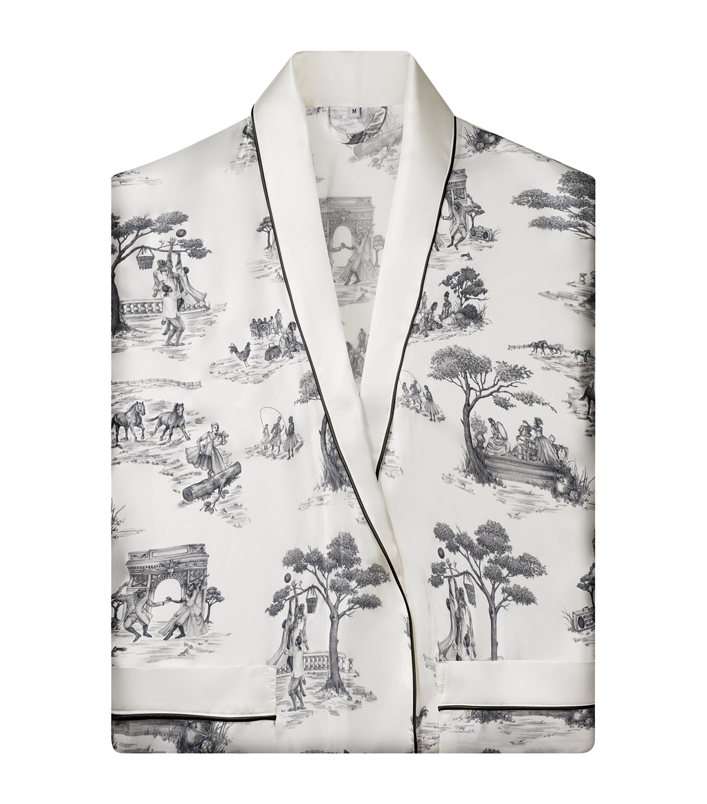 Gingerlily x Sheila Bridges Harlem Toile Print Robe (Medium)