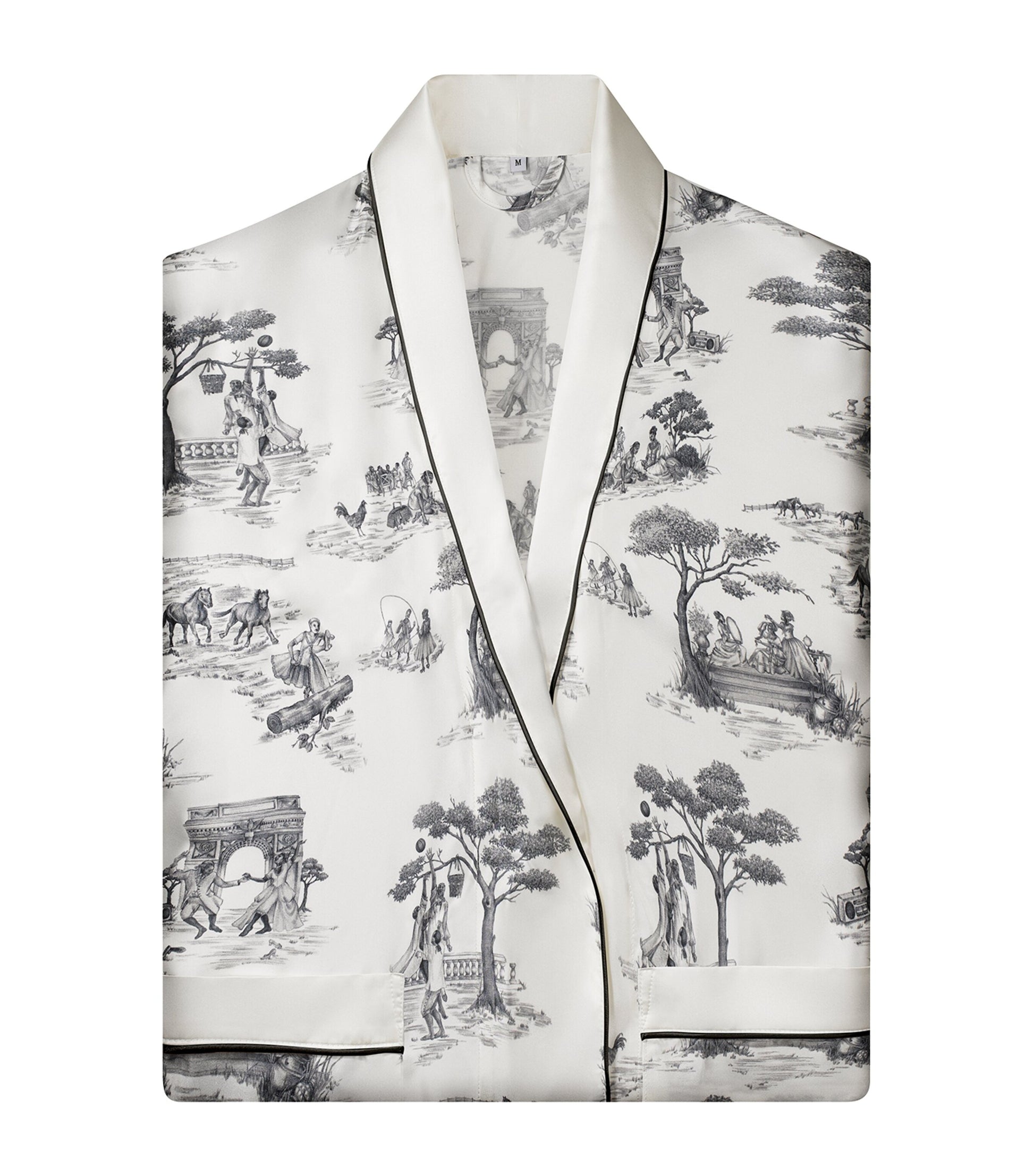 Gingerlily x Sheila Bridges Harlem Toile Print Robe (Medium)