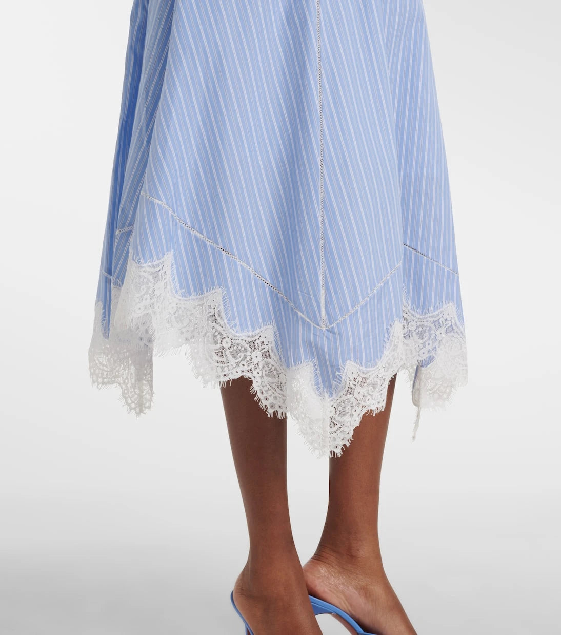 Simkhai - Avaleigh striped cotton midi dress