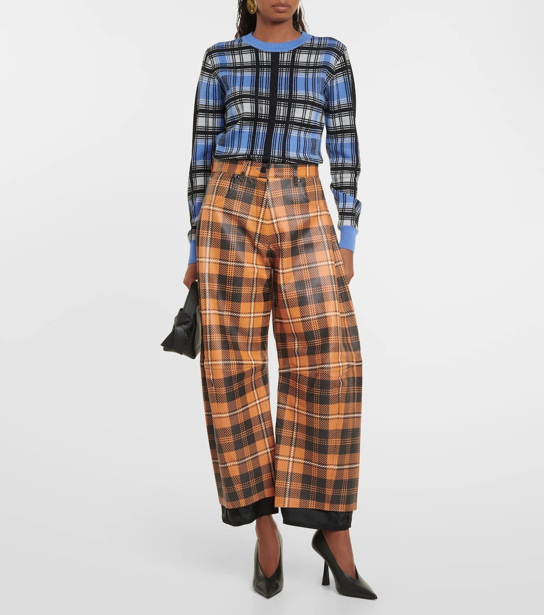 Dodo Bar Or - Tessa checked wool sweater