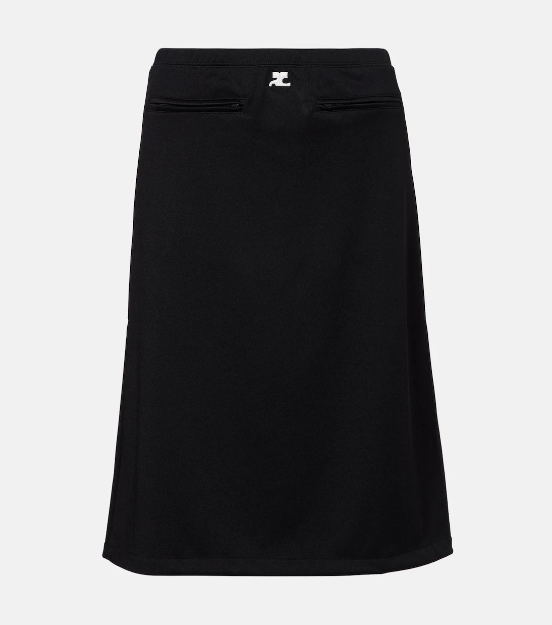 Courrèges - Interlock Tracksuit midi skirt