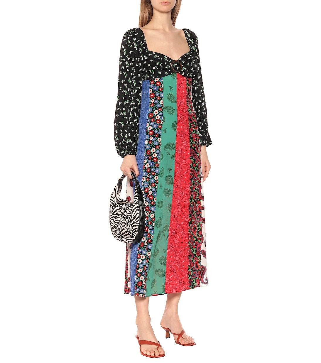 Rixo - Ivy printed silk dress