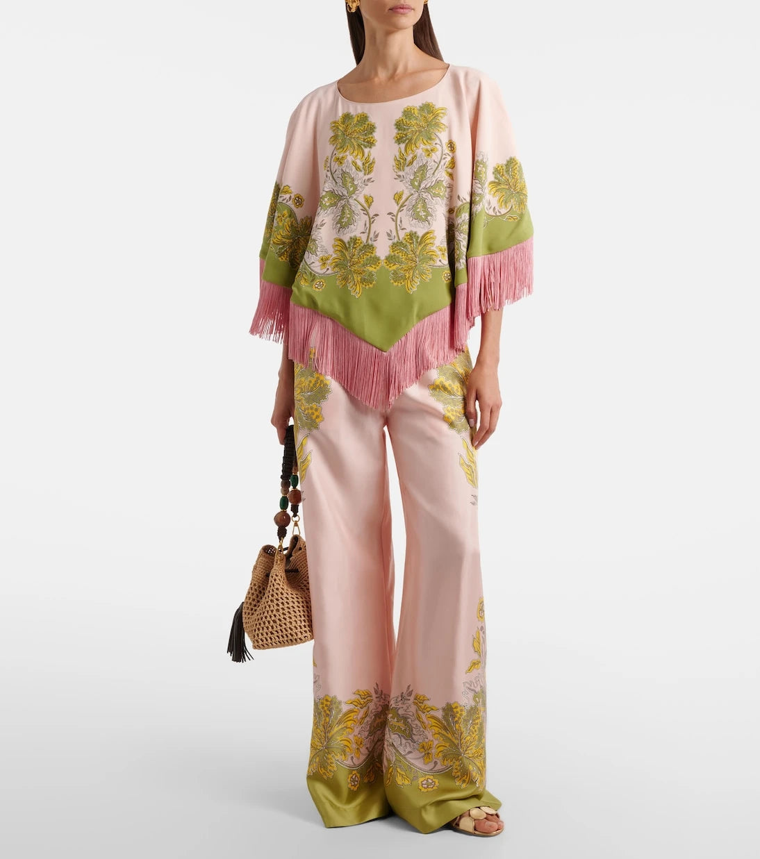 La DoubleJ - Swathe Placée reversible satin poncho
