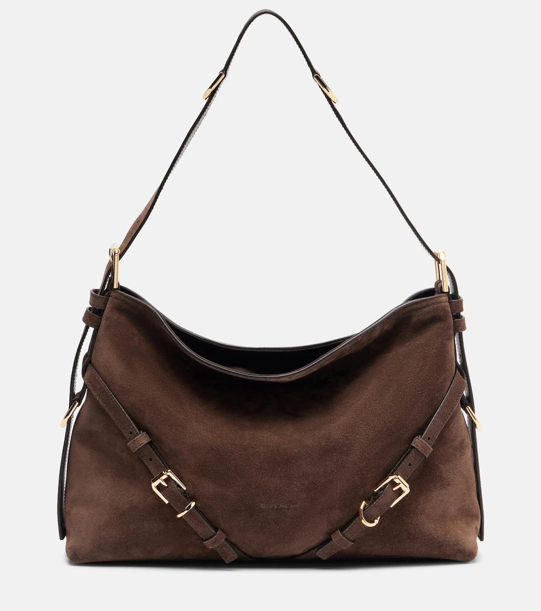Givenchy - Voyou Medium suede shoulder bag