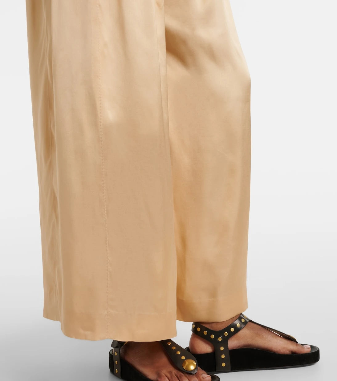 Isabel Marant - Nolia satin wide-leg pants
