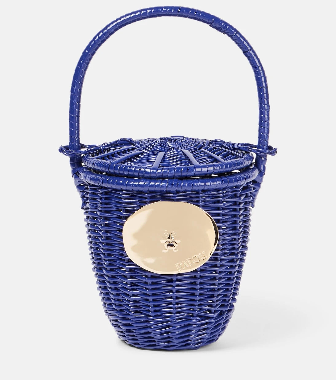 Patou - Iconic embellished wicker bucket bag