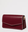 Aspinal Of London Burgundy Leather Eliza Clutch Bag