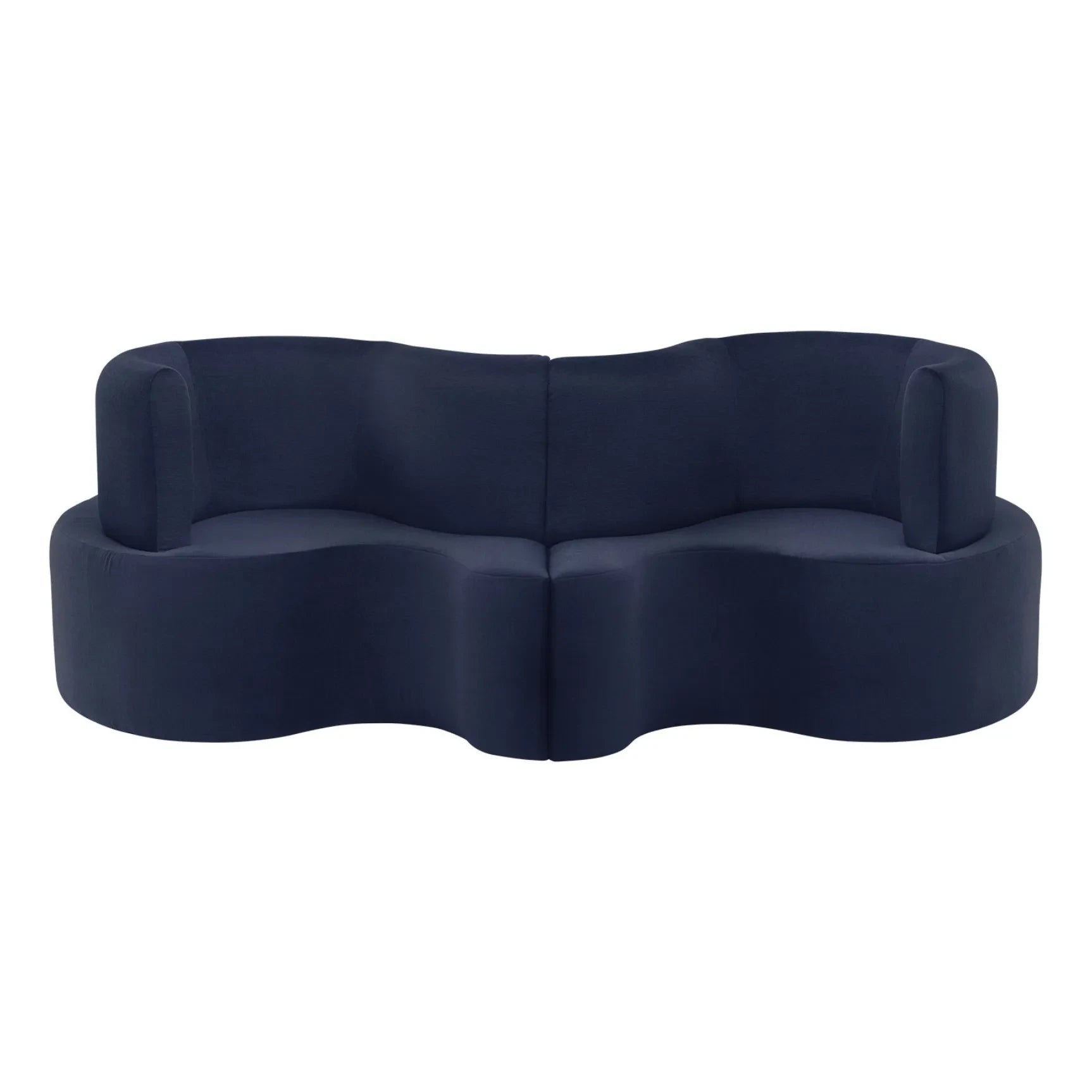 Verpan - Cloverleaf 2-Seater Sofa | Navy blue