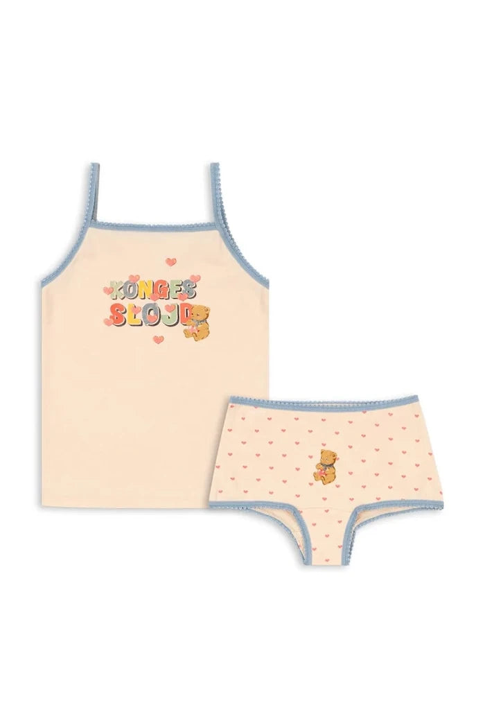 Konges Sløjd Çocuklar İçin Pamuk Elastan İç Çamaşırı BASIC UNDERWEAR GOTS
