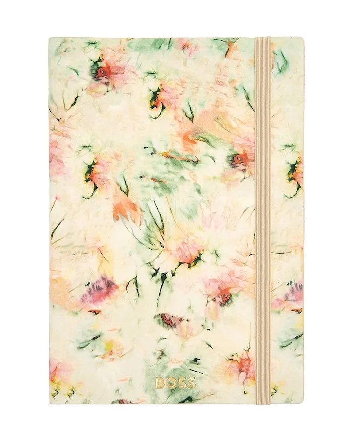 BOSS Tie-dye Flower A5 Defter