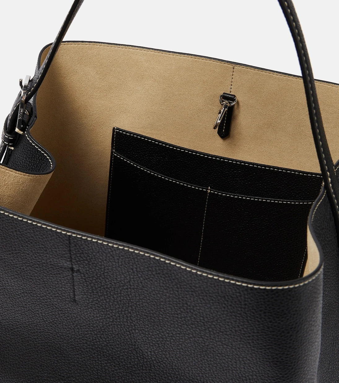 Toteme - Belted leather tote bag