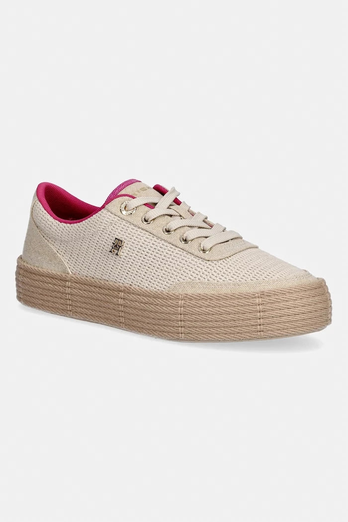 Tommy Hilfiger TH FOXING PLATFORM ROPE alçak kadın spor ayakkabı