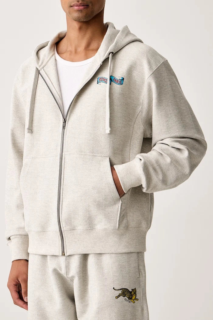 Kapüşonlu erkek pamuklu sweatshirt