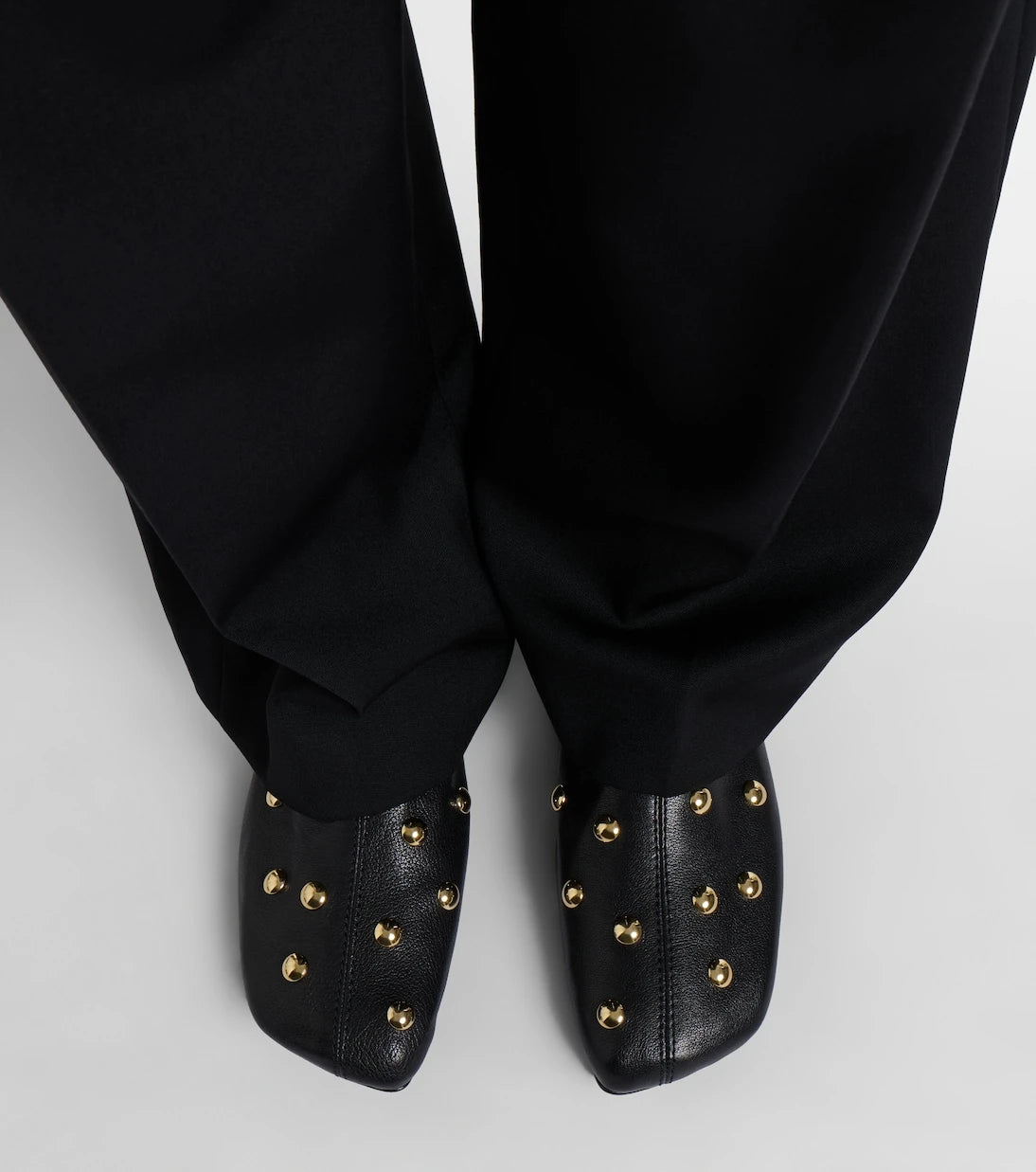 Chloé - Rita studded leather mules