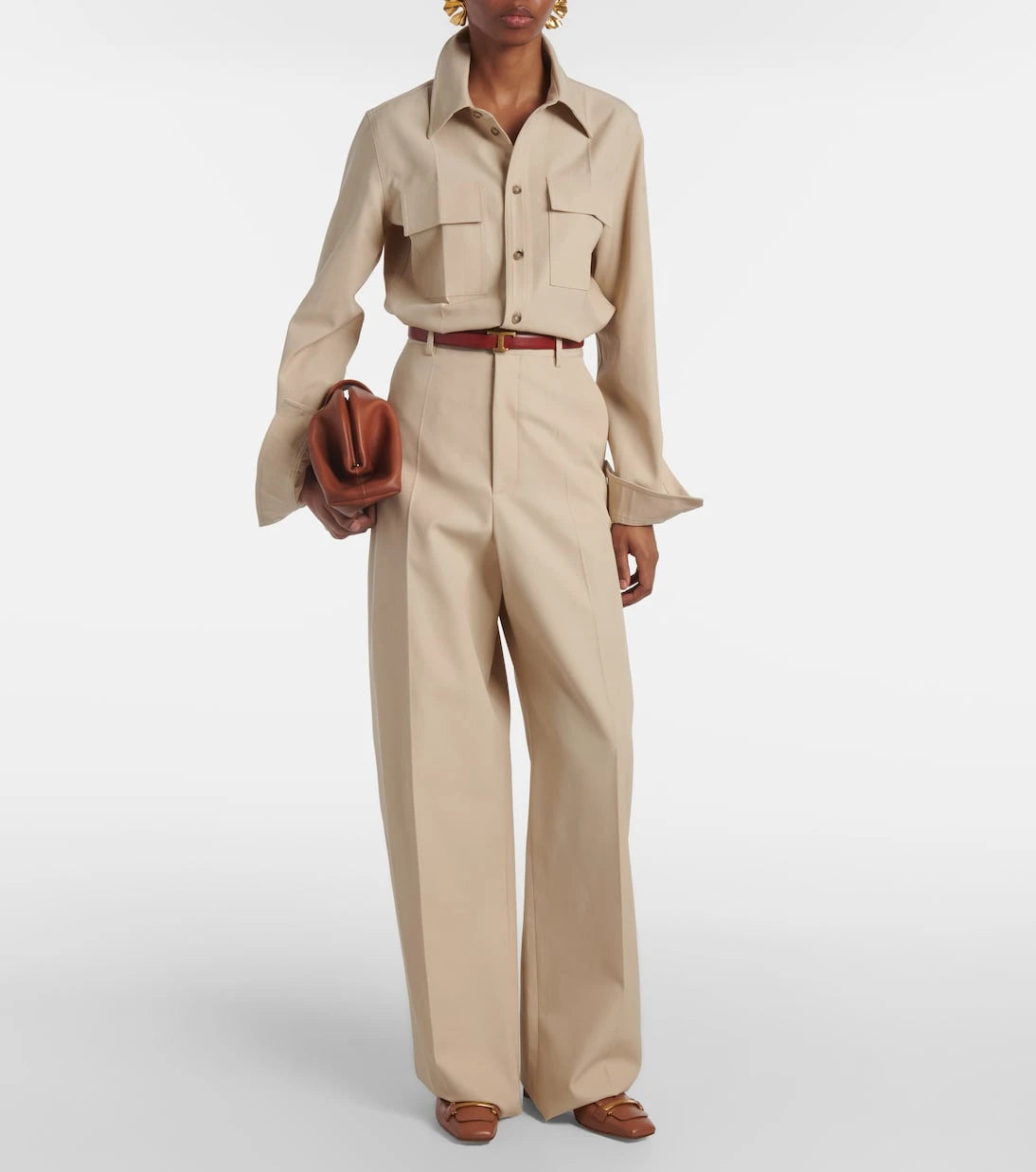 Tod's - 50 leather slingback pumps