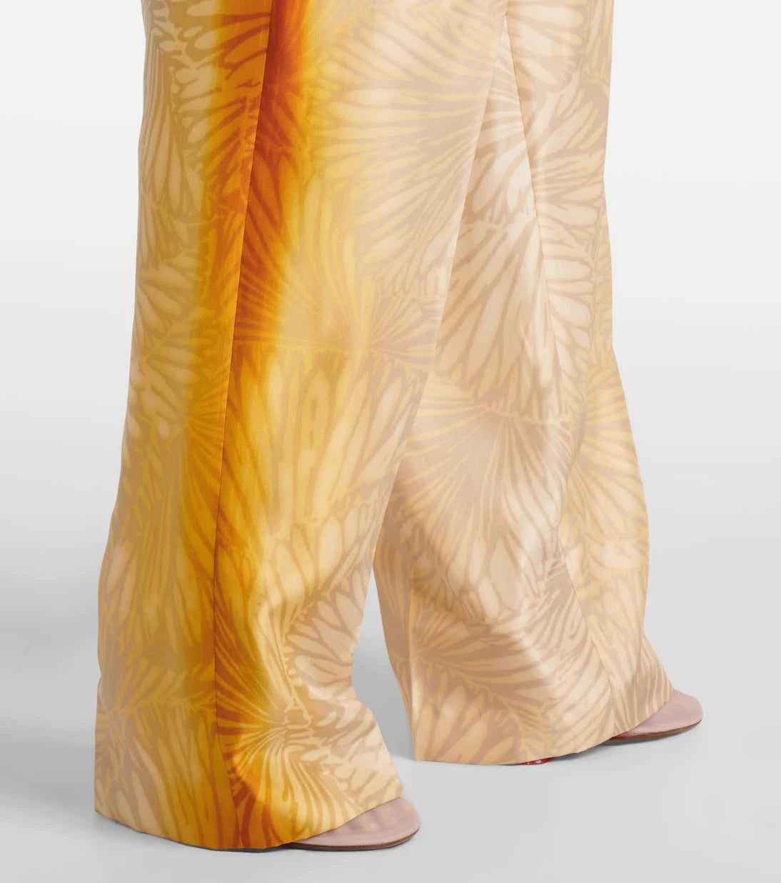 Dries Van Noten - Porters printed silk wide-leg pants