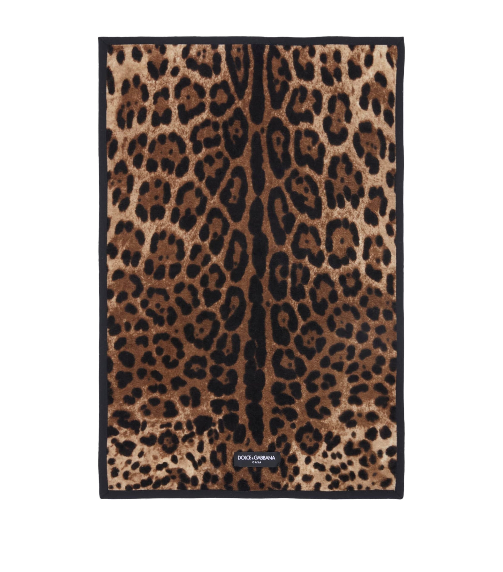 Dolce & Gabbana Casa Cotton Leopard Print Guest Towel (40cm x 60cm)