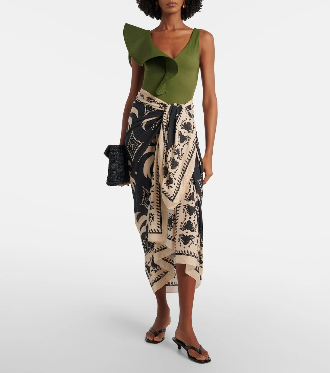 Johanna Ortiz - Printed cotton beach cover-up