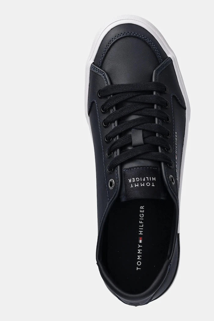 Tommy Hilfiger CORE CORPORATE VULC LEATHER Deri Spor Ayakkabı