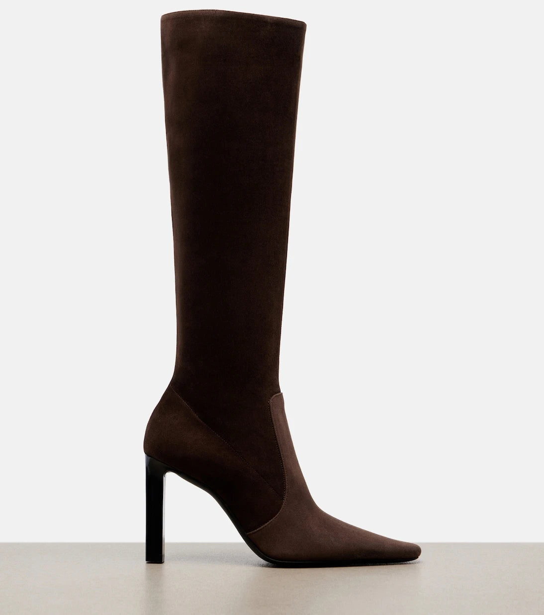 Saint Laurent - Francoise suede knee-high boots
