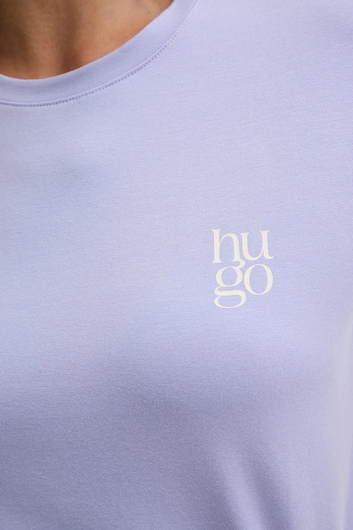 HUGO kadın modal tişört CASUAL T-SHIRT