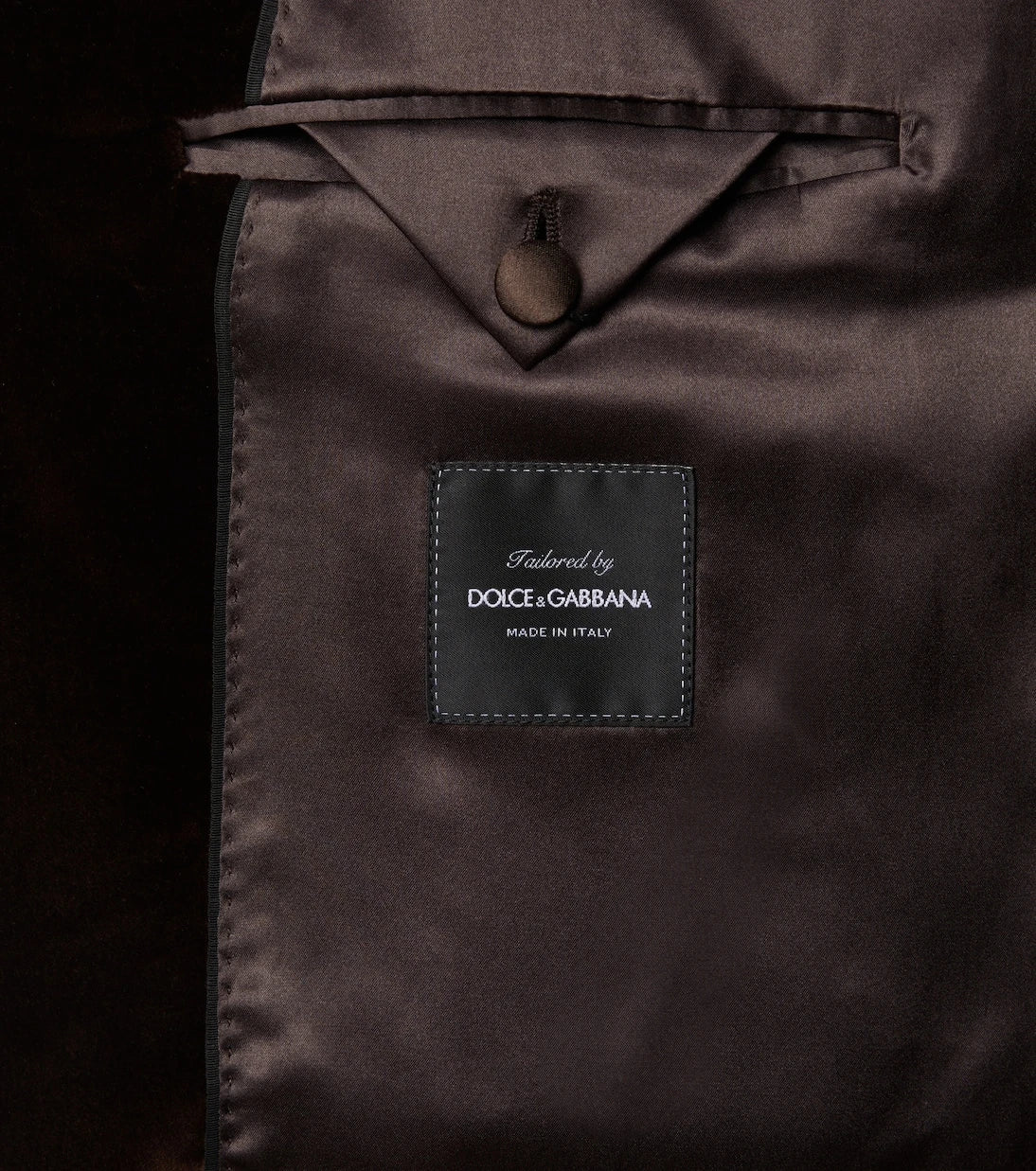Dolce&Gabbana - Cotton and silk velvet blazer