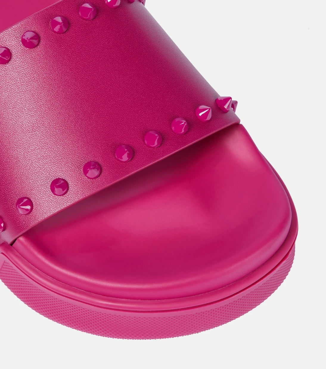 Christian Louboutin - Pool Stud embellished slides