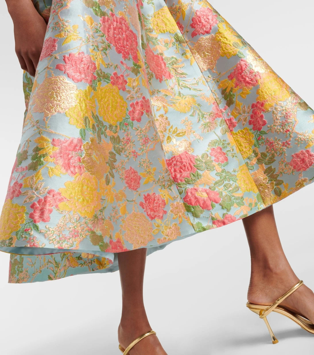 Markarian - Jackie floral jacquard midi dress