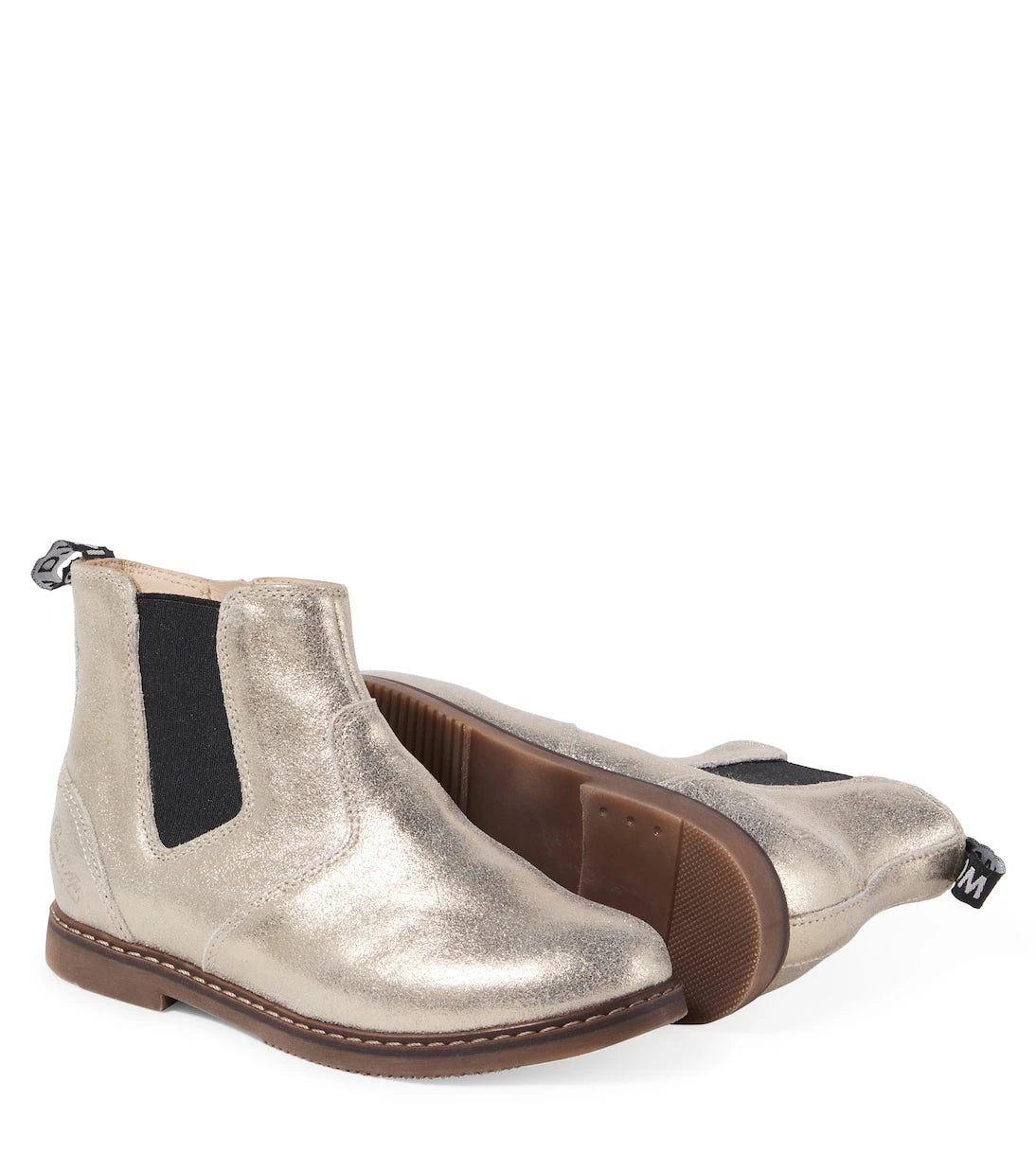 Pom d'Api - City Jodzip metallic leather Chelsea boots