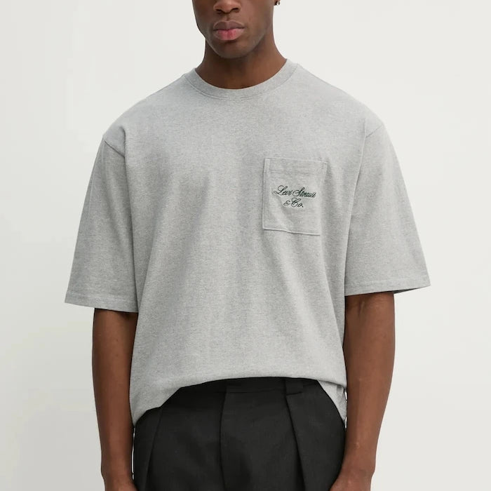 Levi's HALF SLEEVE GR PCKT T Pamuk Tişört