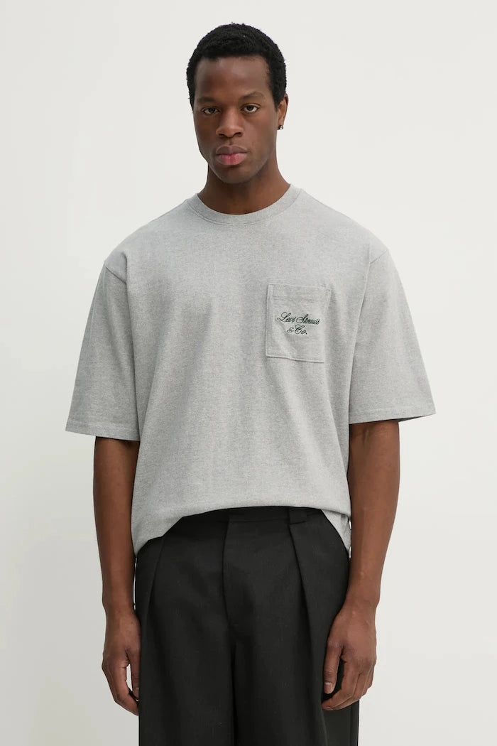 Levi's HALF SLEEVE GR PCKT T Pamuk Tişört