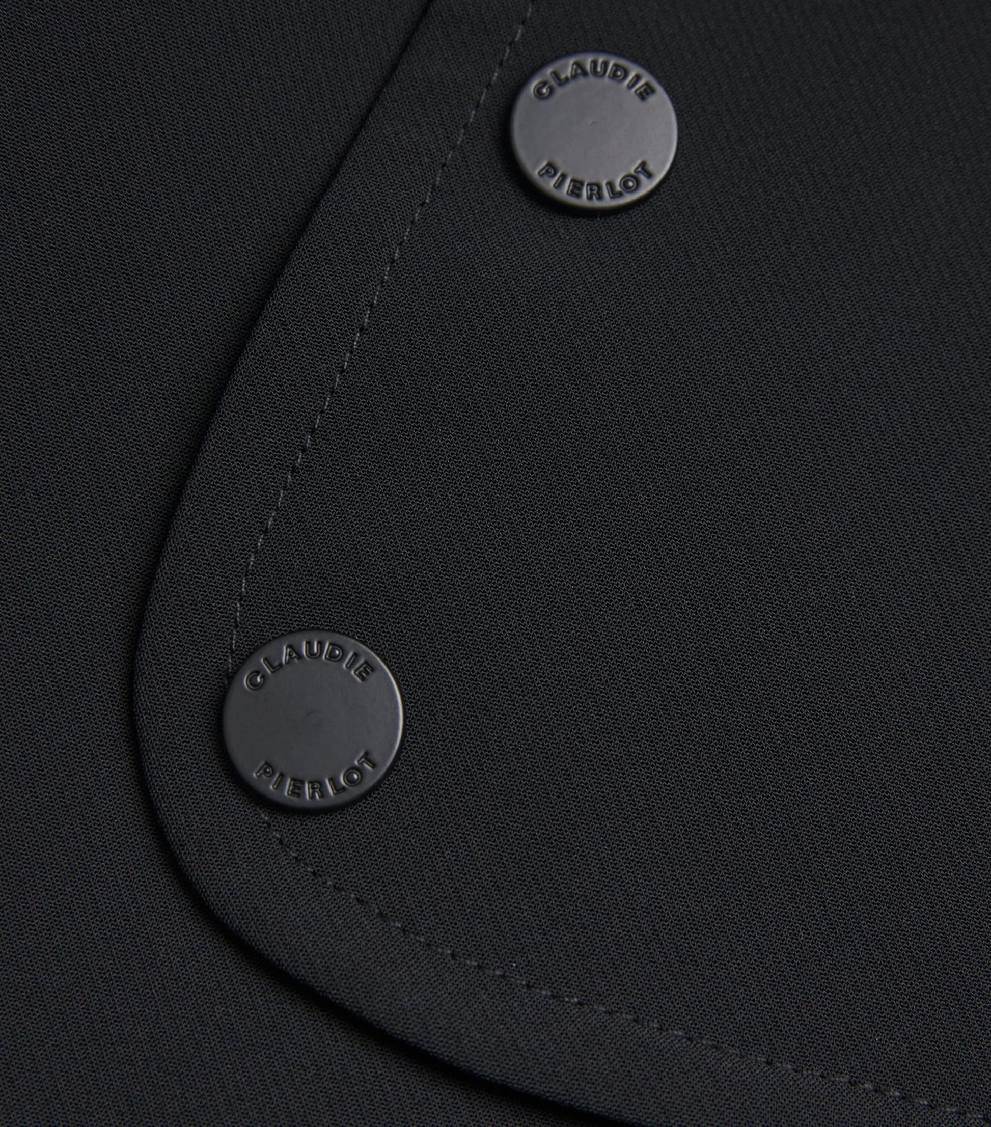 Claudie Pierlot Black Embellished Midi Dress