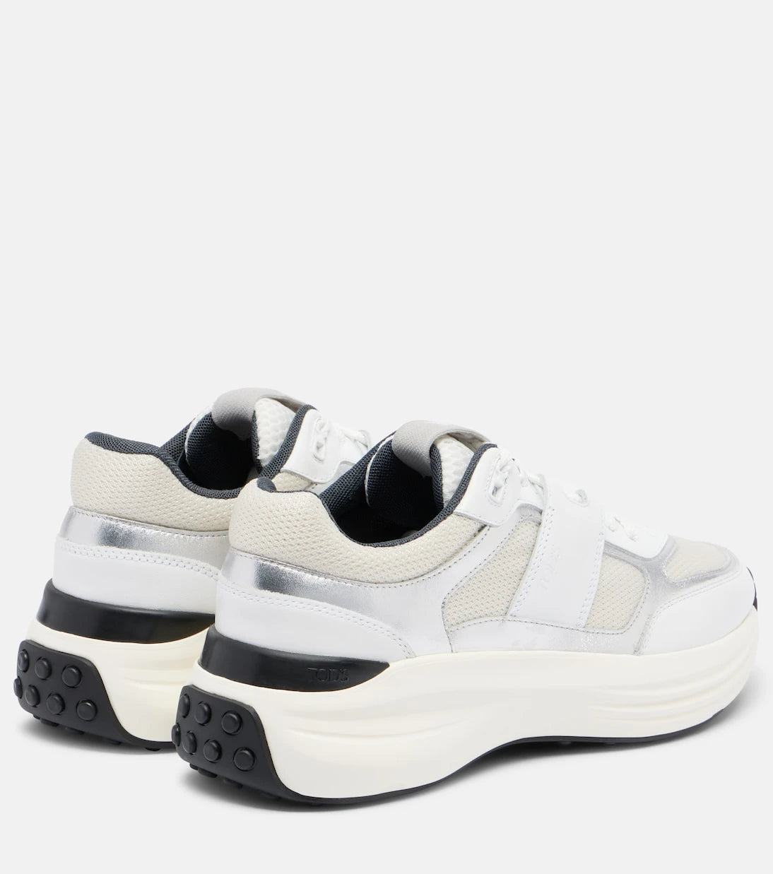 Tod's - Leather-trimmed sneakers