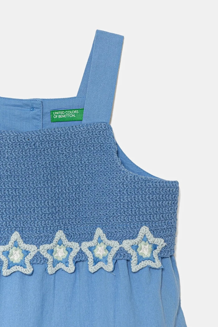 United Colors of Benetton Çocuk Pamuk Elbise
