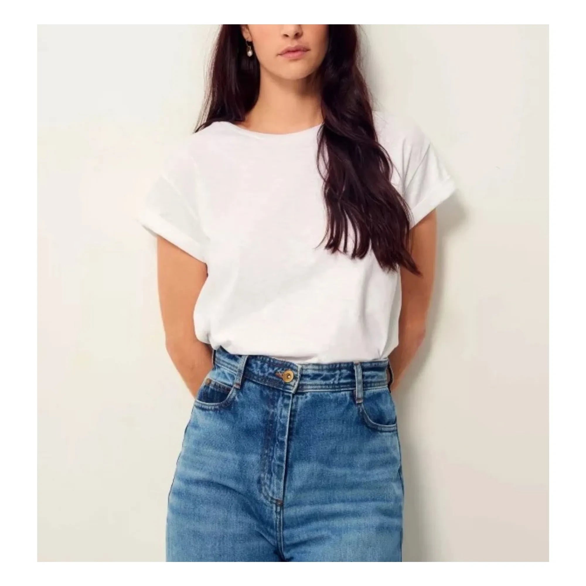 Sessùn - Albano Cotton and Lyocell T-Shirt | White