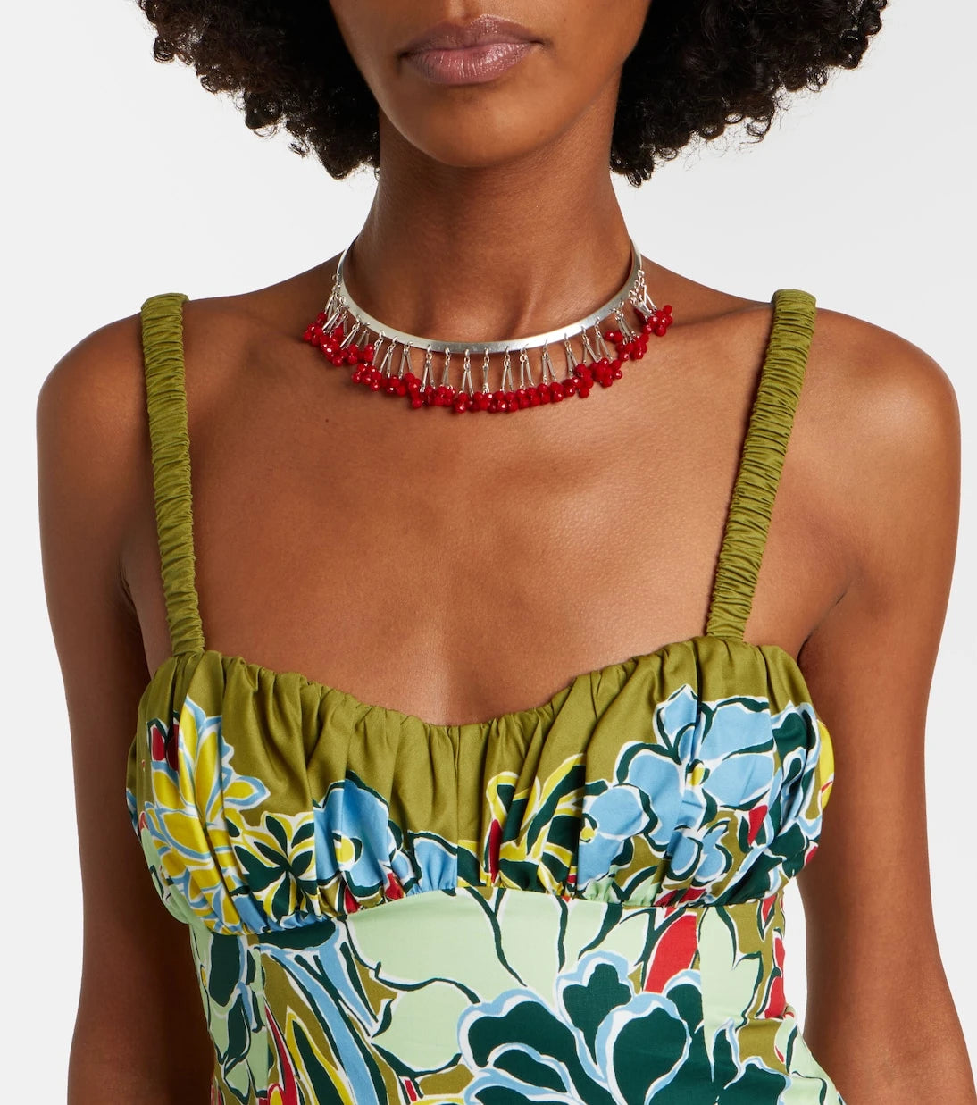 Alémais - Solstice floral cotton midi dress
