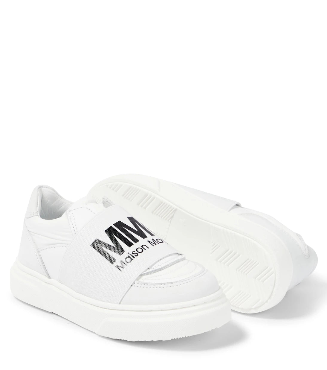 MM6 Maison Margiela Kids - Leather sneakers