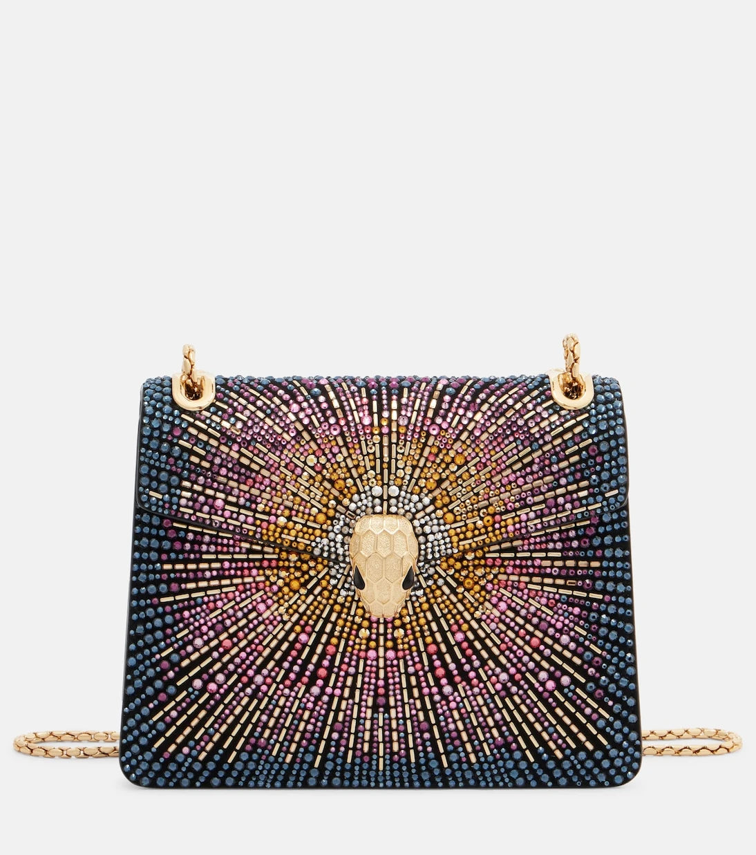 Bvlgari - Serpenti Forever Small suede crossbody bag